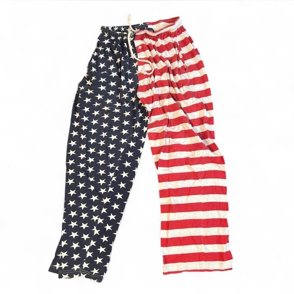 Women's Stars and Stripes Pajama Pants - Picture 1 of 1